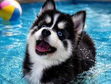 Imagem de cachorro Pomsky